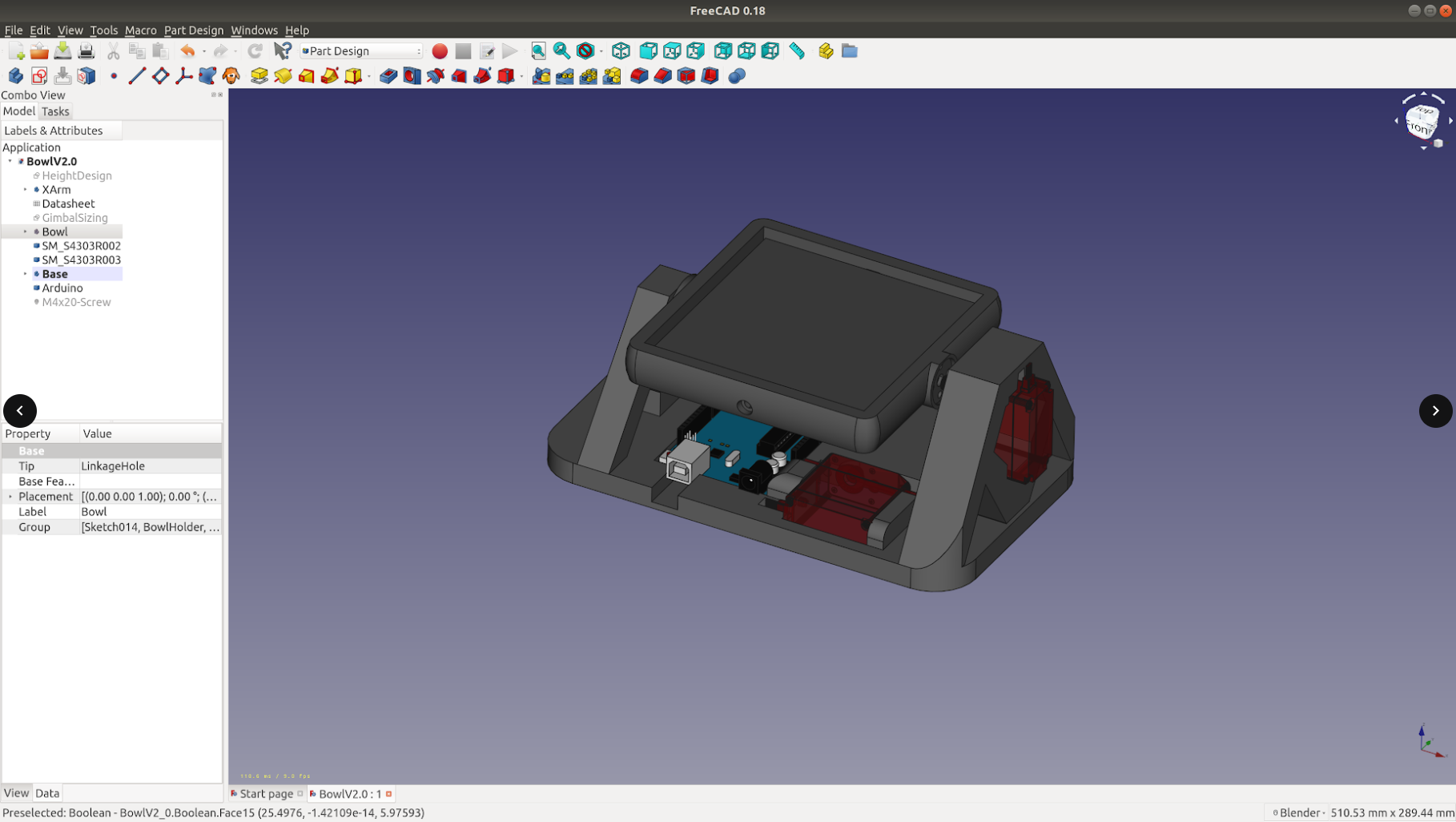 Tilt-A-Bowl Design